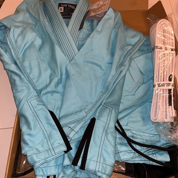 Spectrum Blue Martial Arts Gi by WarTribe W1 with belt - Picture 5 of 11